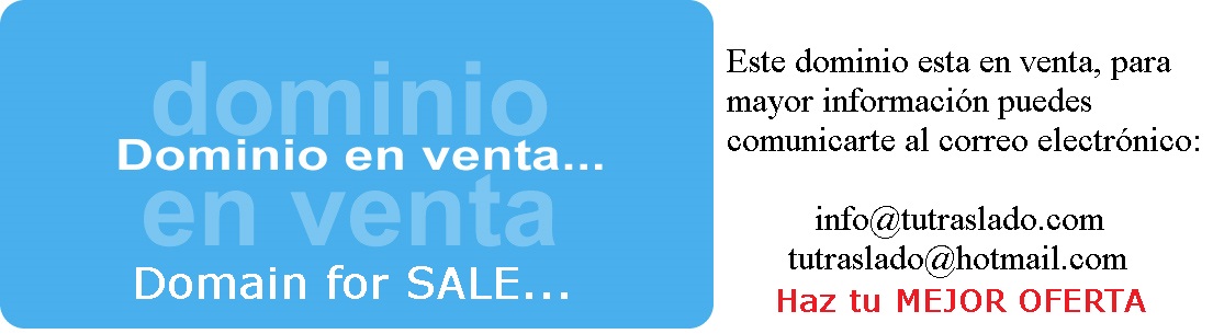Dominio tutraslado.com en venta